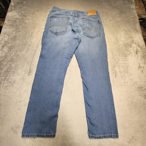 Buffalo David Bitton Jeans Mens 34x29 Blue Ash-X Slim Fit Stretch Denim Zip Fly - Picture 9 of 10